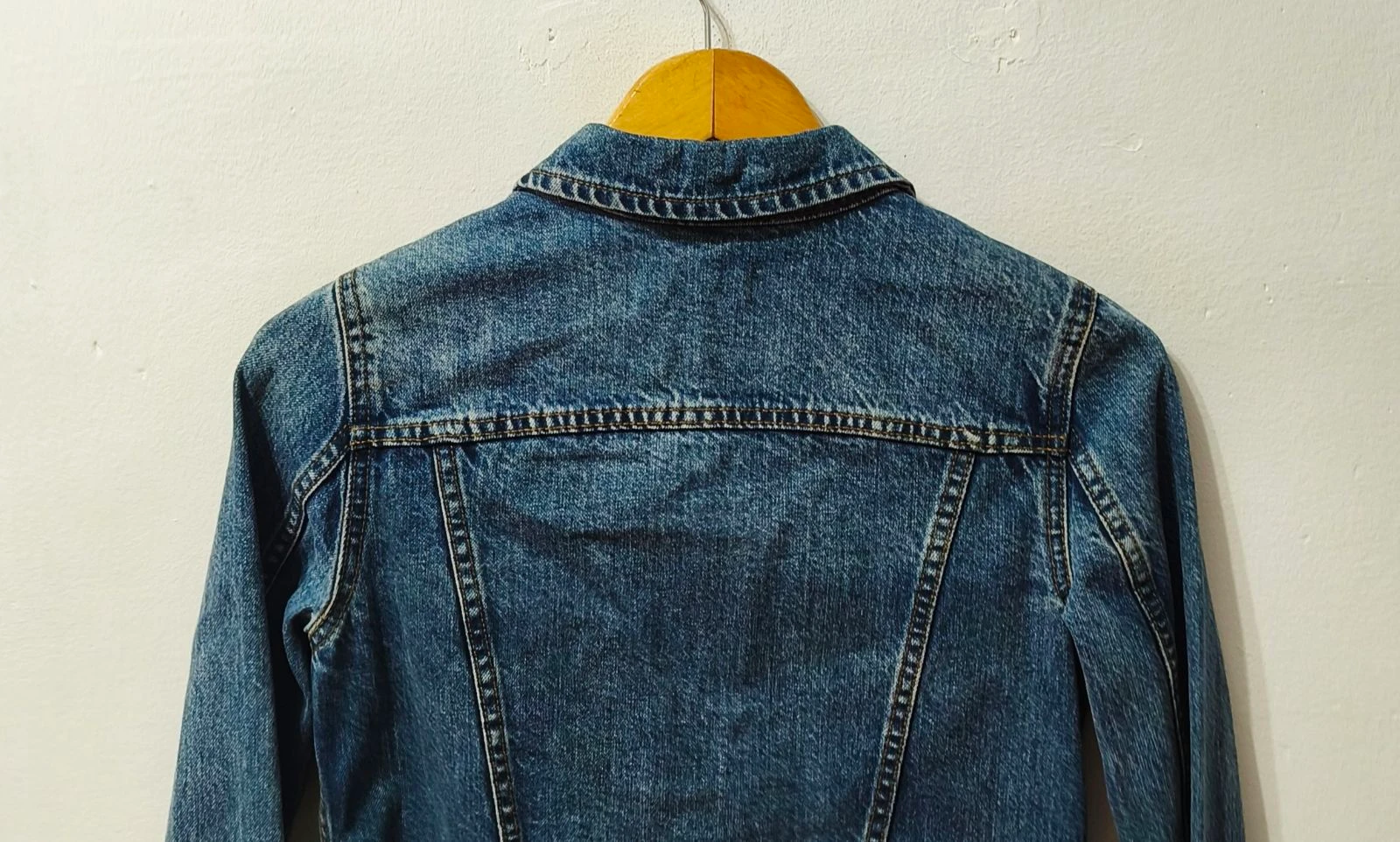 Blaue Mango-damesjeansjas maat XS – photo 7